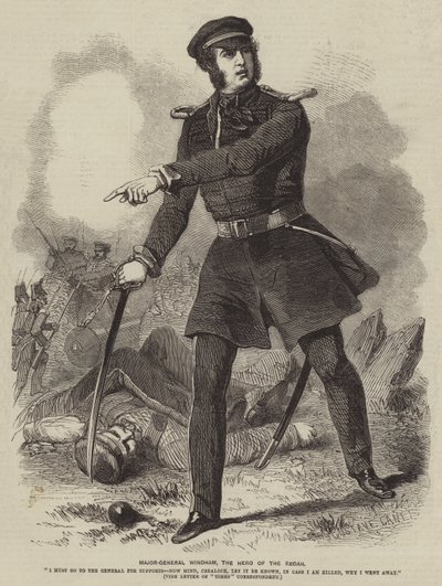Tümgeneral Windham, Redan Kahramanı by Gustave Janet