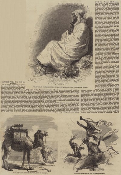 Fas Savaşından Skeçler by Gustave Janet