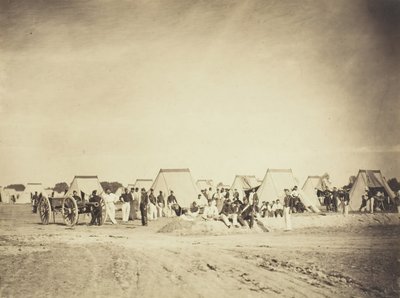 Topçu Kampı, Camp de Chalons, 1857. by Gustave Le Gray