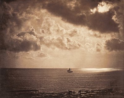 Suyun Üzerinde Brig by Gustave Le Gray