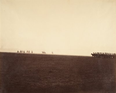 [Süvari Manevraları, Camp de Chalons], 1857. by Gustave Le Gray
