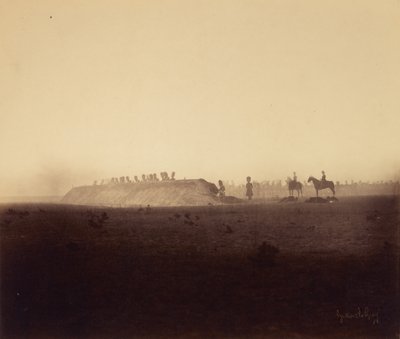 Süvari Manevraları, 3 Ekim by Gustave Le Gray