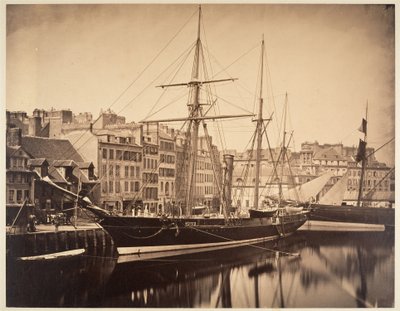 La Reine Hortense - İmparatorun Yatı, Havre by Gustave Le Gray