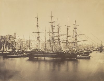 Limandaki Gemiler, Sète by Gustave Le Gray