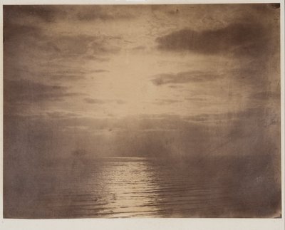 Bulutlarda Güneş Etkisi--Okyanus by Gustave Le Gray