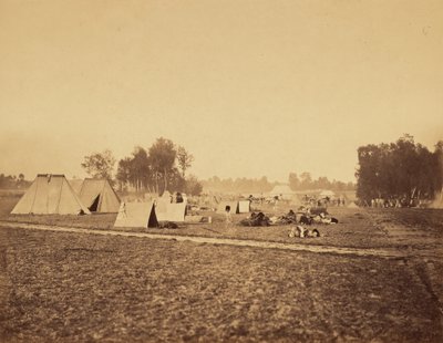 [Çadırlar ve Askeri Teçhizat, Camp de Chalons] by Gustave Le Gray