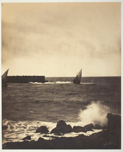 Kırılan Dalga by Gustave Le Gray