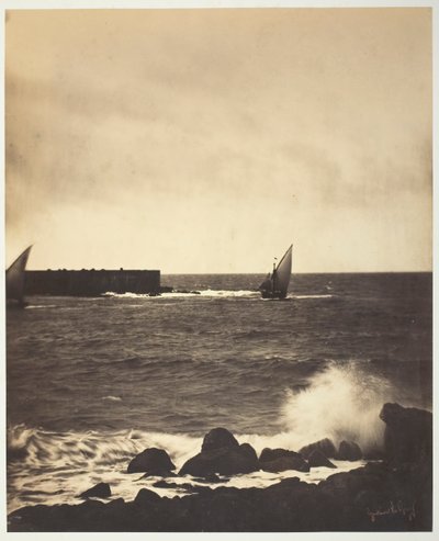 Kırılan Dalga, 1857. by Gustave Le Gray