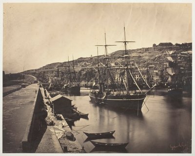 Sète-Akdeniz Limanı ve Şehri, Sète-Akdeniz Limanı ve Şehri, 1857. by Gustave Le Gray