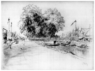 Kanal a Troyes, c1880-1930 1924 by Gustave Leheutre