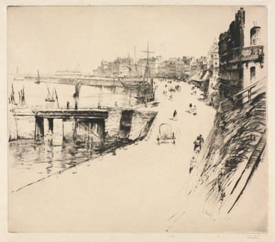 Treport Barajı. by Gustave Leheutre