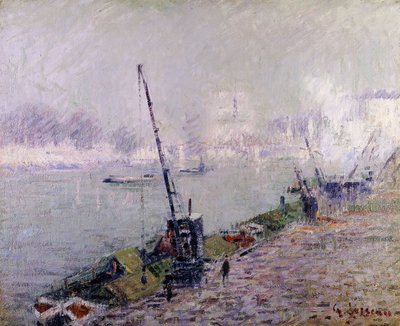 Paris, Henri IV Köprüsü, Sabah; Paris, Pont Henri IV, Sabah, by Gustave Loiseau