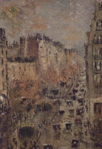 Raspail Bulvarı, 1928 by Gustave Loiseau