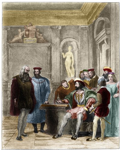 Leonard de Vinci, Fransa Kralı François 1