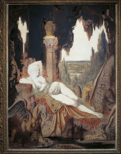 Fransa, Paris, Ücret aux Griffons by Gustave Moreau