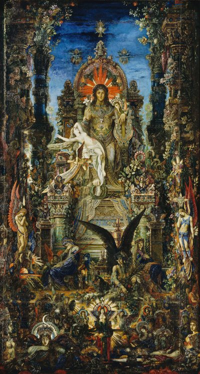 Jüpiter ve Semele, 1894-95 by Gustave Moreau