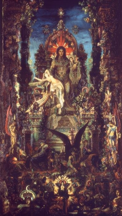 Jüpiter ve Semele by Gustave Moreau