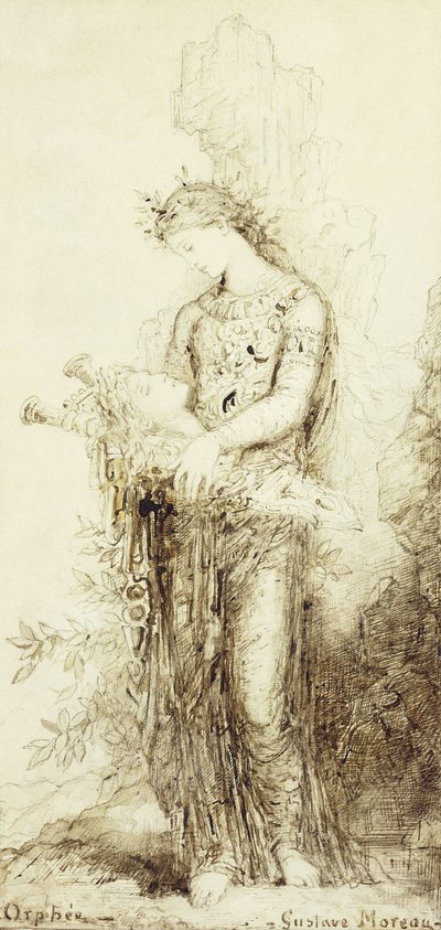 Orpheus; L"Orphee, by Gustave Moreau