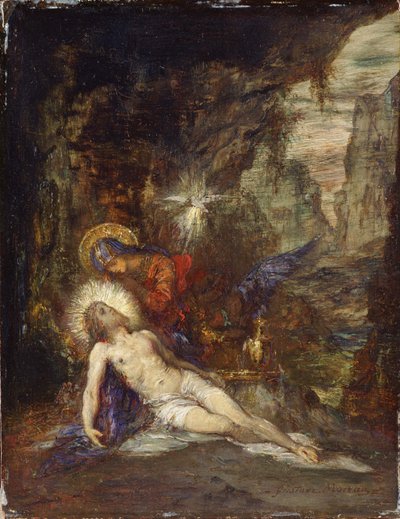 Pieta, c. 1876 by Gustave Moreau
