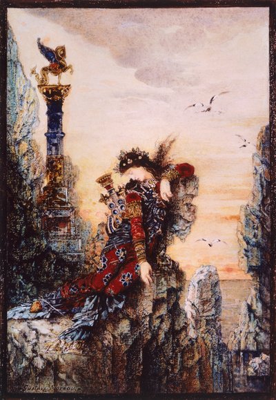 Safir, Gustave Moreau (1826-1898), tuval üzerine yağlı boya by Gustave Moreau