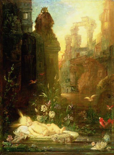 Bebek Musa, c.1876-78 by Gustave Moreau