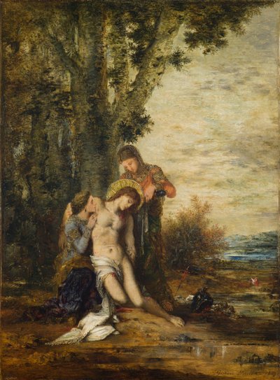 Şehit Aziz Sebastian by Gustave Moreau