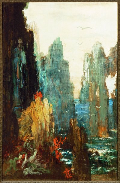 Sirenler (tuval üzerine resim) by Gustave Moreau