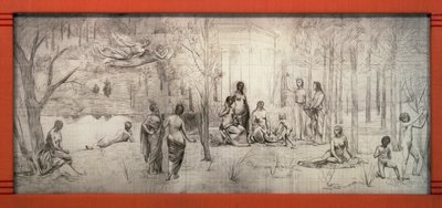 Gustave Serrurier-Bovy (1858-1910), Fransa tarafından Pierre Puvis de Chavannes