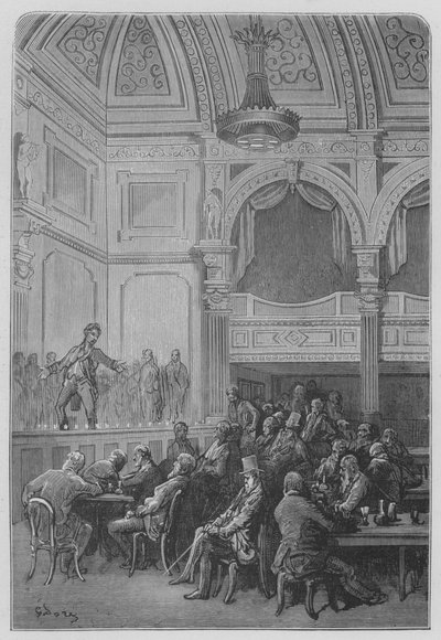 Kafe-Konser by Gustave after Dore
