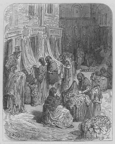 La Foire Aux Haillons  by Gustave after Dore