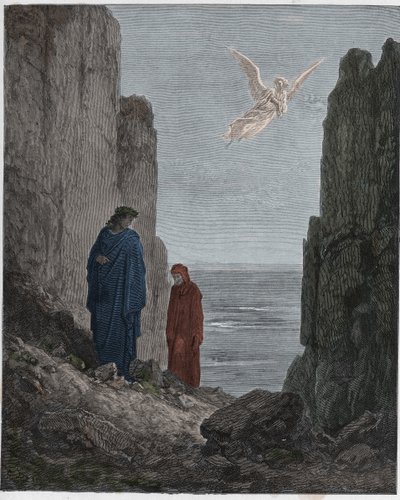 Purgatorio, Canto 19 : Şairler beşinci daireye yükselirler, Dante Alighieri