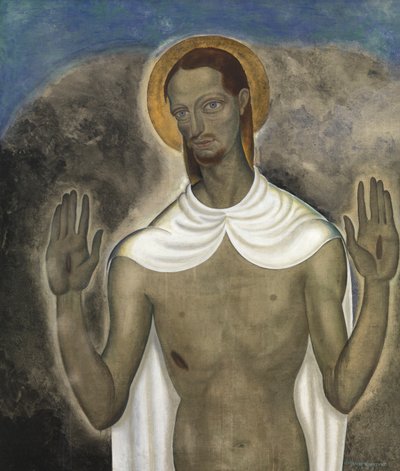 İsa Yaralarını Gösteriyor by Gustave Van de Woestyne