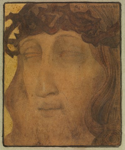 Dikenli Taçlı Mesih by Gustave Van de Woestyne