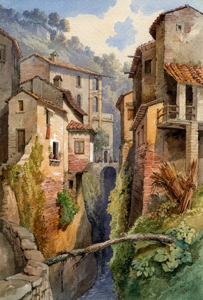 Lucca, Toskana, İtalya, 1850. by Gustavo Witting