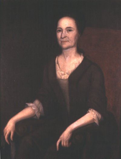 Bayan Gustavus Hesselius (Lydia Getchel Hesselius), c.1740 (tuval üzerine yağlı boya) by Gustavus Hesselius