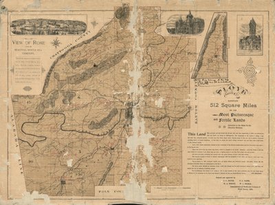 Floyd County, Ga., eyalet Cherokee Kızılderililerine teslim edilen en pitoresk ve verimli toprakların 512 mil karesini kucaklıyor by Guy Beauman