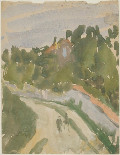 "Rue Terre Neuve, Meudon", 1896-1939 by Gwendolen Mary John