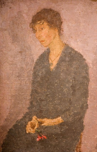 Çiçek Tutan Kadın, 1908-1922. by Gwendolen Mary John