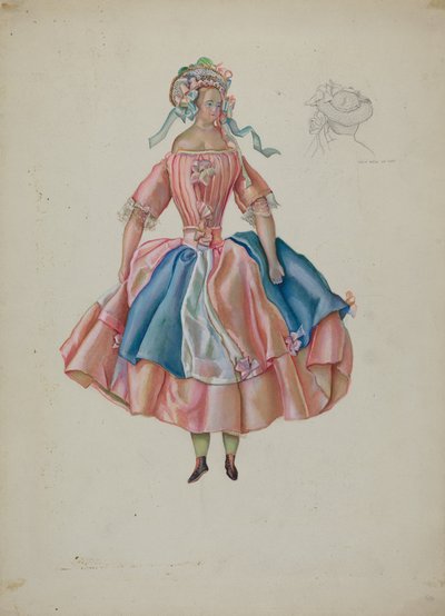Kostümlü Bebek, c. 1937. by Gwyneth King