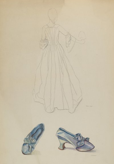 Cüppe ve Terlik, c. 1936. by Gwyneth King