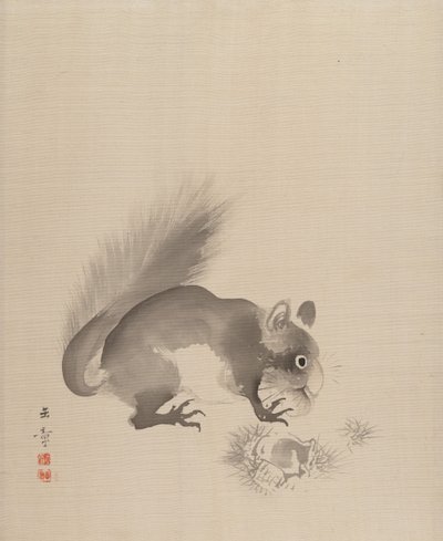 Sincap Yiyen Kestane, 1887-92. by Gyokusho Kawabata