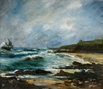 Marsden Cliffs açıklarında Rus ketch Julerneck enkazı by H.C.B. Scott