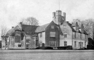 Bisham Abbey, Berkshire, kuzeydoğudan, 1924-1926. by HN King