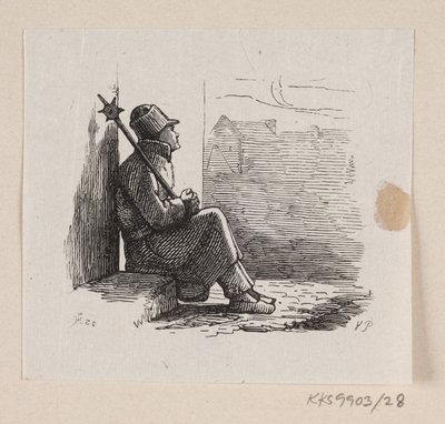 HC Andersen'de "Lykkens Kalosker" için çizim, "Peri Masalları ve Öyküler", Cilt 1 by H.P. Hansen