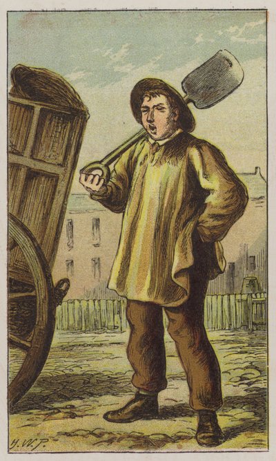 Dustman (renkli taş) by H.W. (after) Petherick