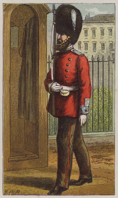 Grenadier (renkli taş) by H.W. (after) Petherick