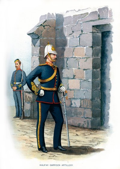 Halifax Garnizon Topçu, c1890. by H. Bunnett