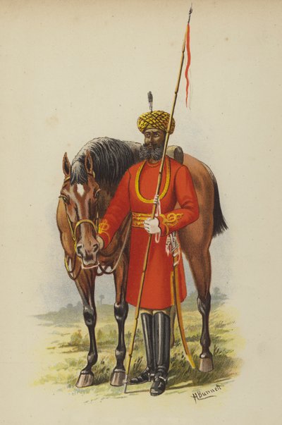 Vali-Generaller Body-Guard, Kalküta by H. Bunnett