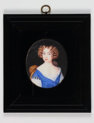 Leydi Catherine Cavendish (parşömen üzerine suluboya) by H. Byrne