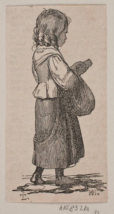 Kibrit çöpü olan küçük kız by H. C. Henneberg